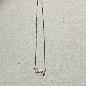 gold horoscope necklace: Taurus